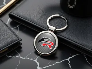 Seat Portachiavi Design Look Metallo Premium di Lusso
